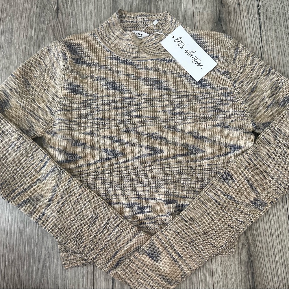 12th tribe open back sweater